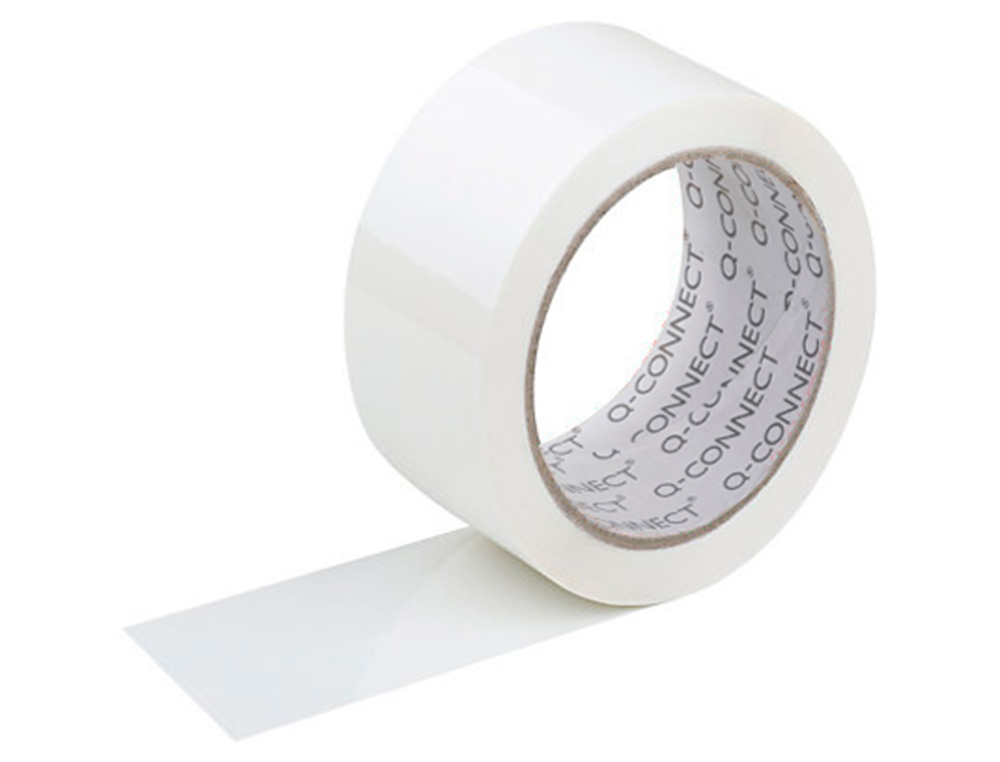 RUBAN ADHESIF Q-CONNECT ECONOMIQUE SPECIAL EMBALLAGE  HAUTE ADHERENCE 50MMX66M      COLORIS BLANC