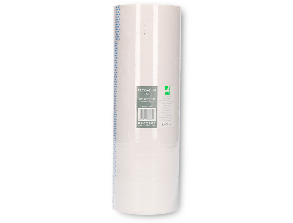 RUBAN ADHESIF Q-CONNECT ECONOMIQUE SPECIAL EMBALLAGE  HAUTE ADHERENCE 50MMX66M      COLORIS BLANC