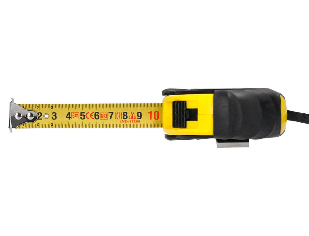 MTRE ENROULEUR Q-CONNECT CAOUTCHOUC FREIN MATRIEL ANTICHOC LARGEUR 19MM LONGUEUR 5M