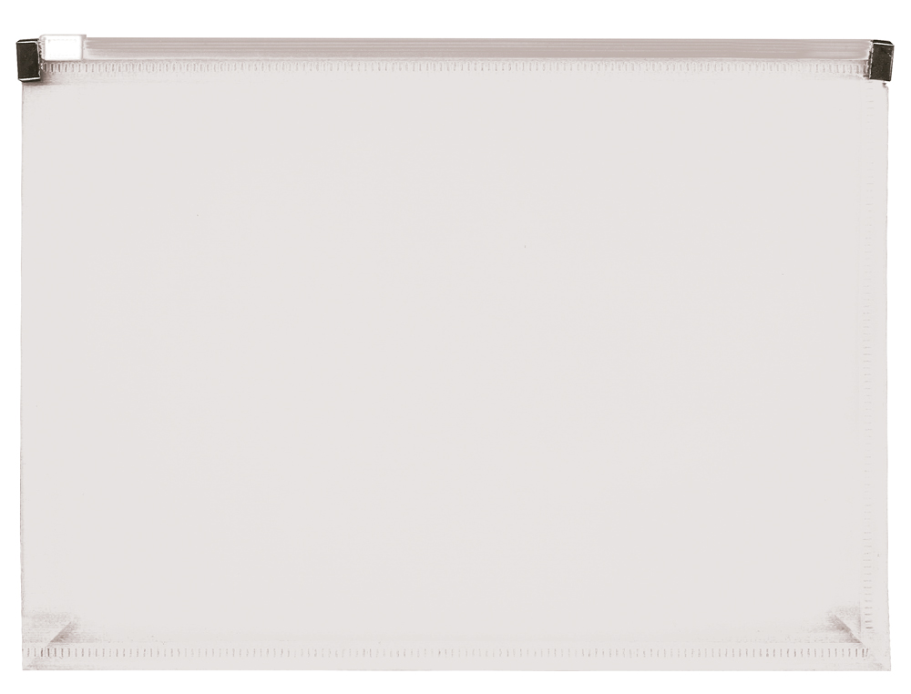 POCHETTE ENVELOPPE LIDERPAPEL POLYPROPYLNE 180 MICRONS A5 210X148MM FERMETURE CLAIR TRANSPARENT INCOLORE