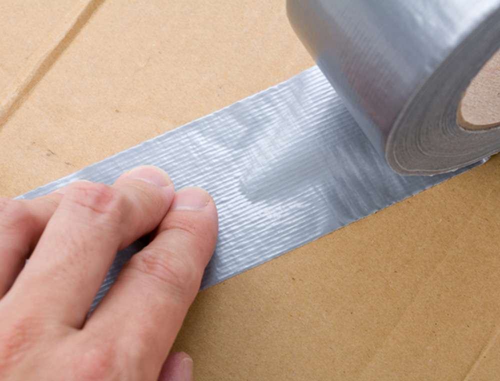 RUBAN ADHESIF AMERICAIN Q-CONNECT SUPER RESISTANT IMPERMEABLE REPARE PROTEGE COLLE MULTI-USAGE 170 MICRONS 48MMX25M