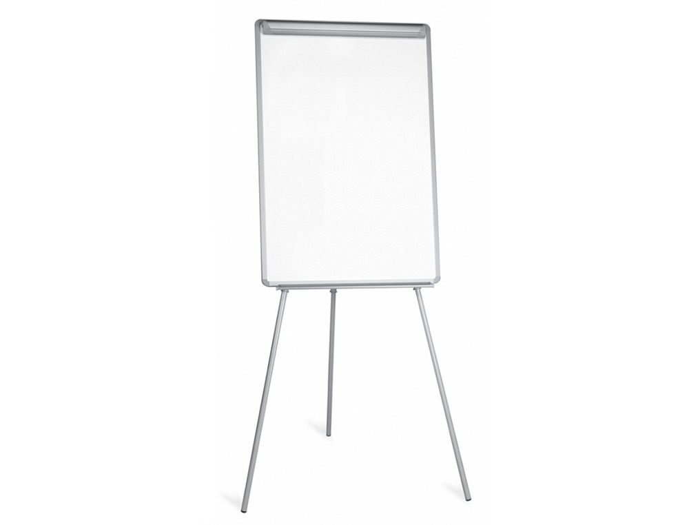 CHEVALET CONFÉRENCE Q-CONNECT TABLEAU LAMINÉ 70X100CM CADRE PLASTIQUE PINCE BLOC PAPIER AUGET PORTE-MARQUEURS