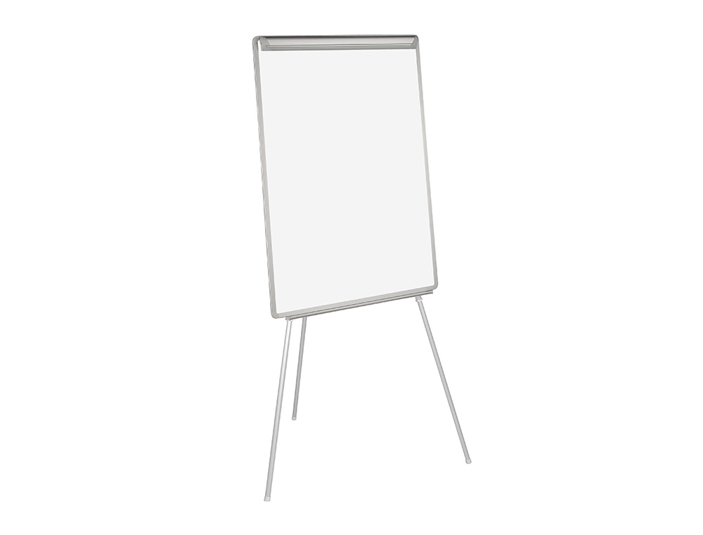 CHEVALET CONFÉRENCE Q-CONNECT TABLEAU LAMINÉ 70X100CM CADRE PLASTIQUE PINCE BLOC PAPIER AUGET PORTE-MARQUEURS