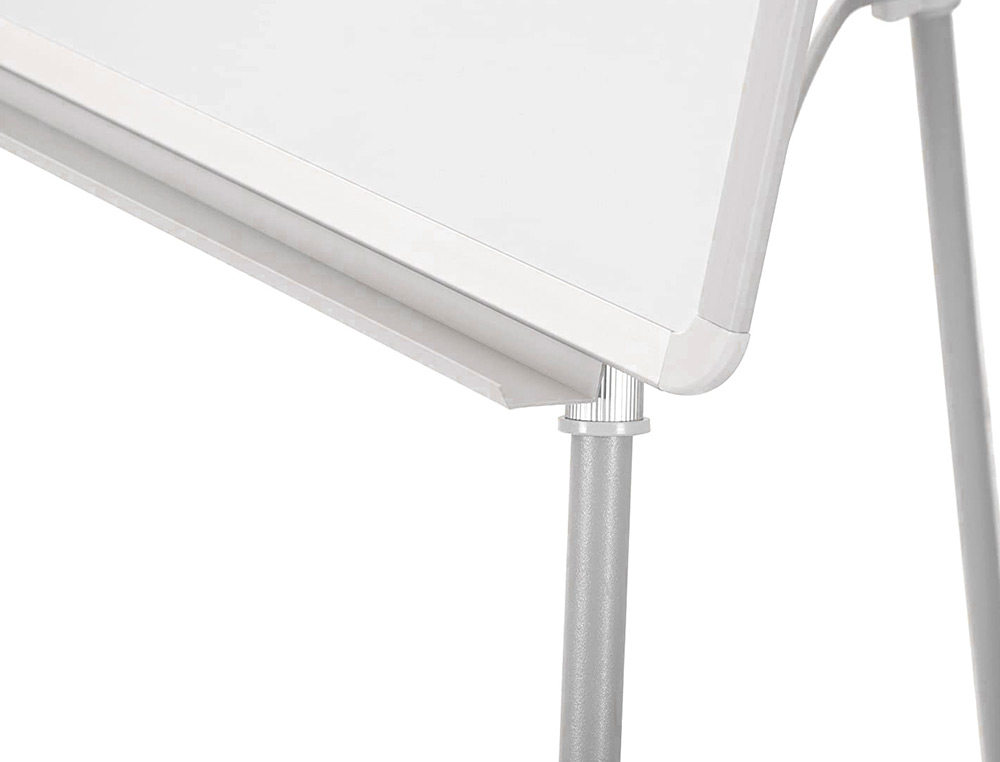 CHEVALET CONFÉRENCE Q-CONNECT TABLEAU LAMINÉ 70X100CM CADRE PLASTIQUE PINCE BLOC PAPIER AUGET PORTE-MARQUEURS