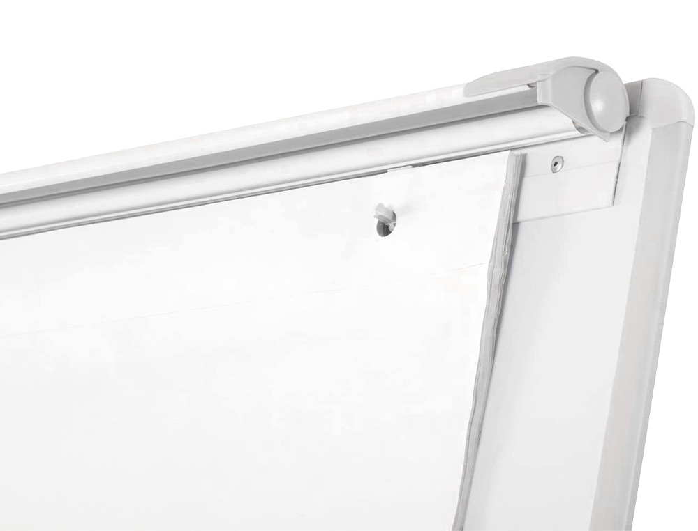 CHEVALET CONFÉRENCE Q-CONNECT TABLEAU MAGNÉTIQUE 85X60CM CADRE PLASTIQUE PINCE BLOC PAPIER AUGET PORTE-MARQUEURS