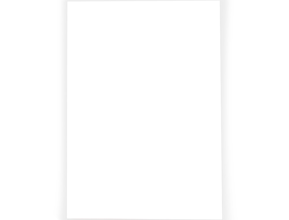 CARTON ENTRECOLLE LIDERPAPEL A3 EPAISSEUR 3MM UNICOLORE BLANC