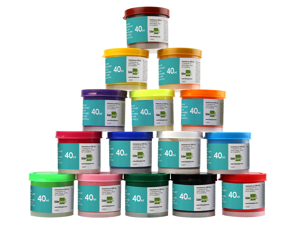 GOUACHE SCOLAIRE LIDERPAPEL COLORIS BLEU OUTREMER POT 40ML