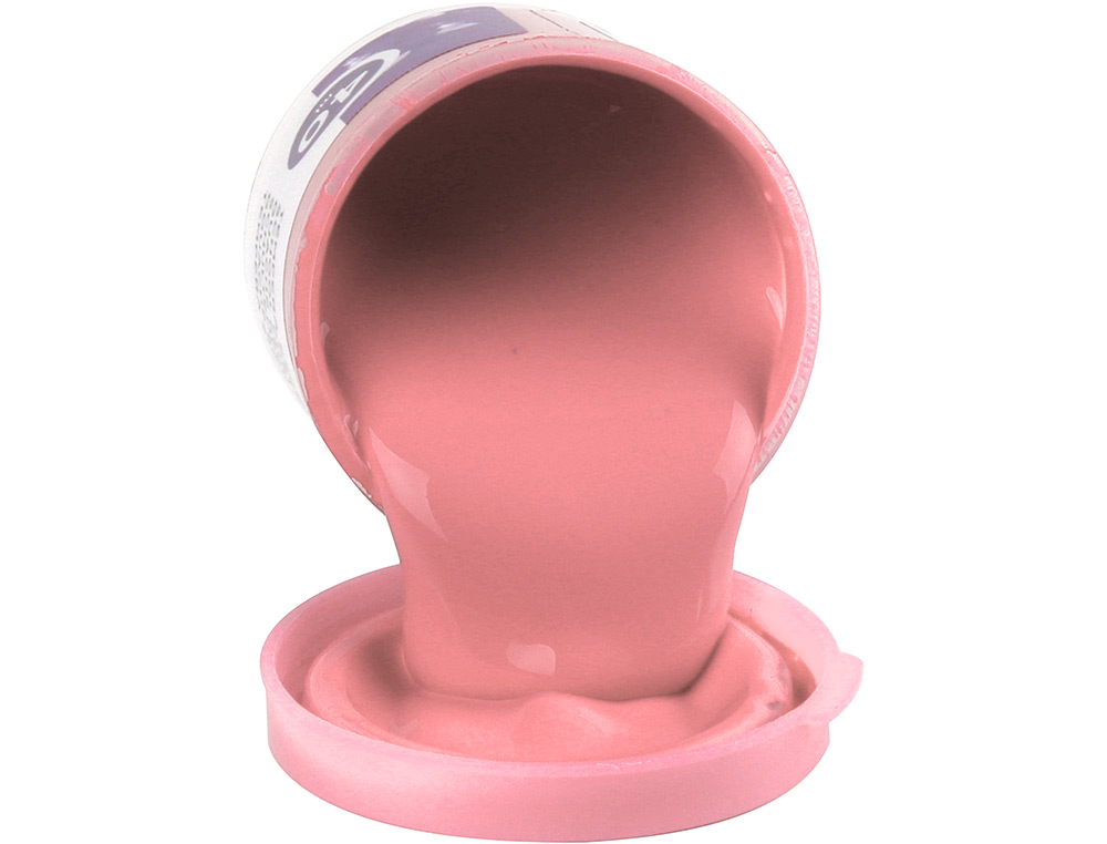 GOUACHE SCOLAIRE LIDERPAPEL COLORIS ROSE POT 40ML