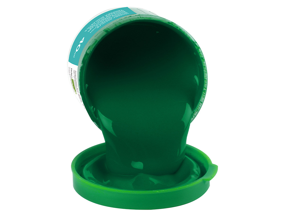 GOUACHE SCOLAIRE LIDERPAPEL COLORIS VERT POT 40ML