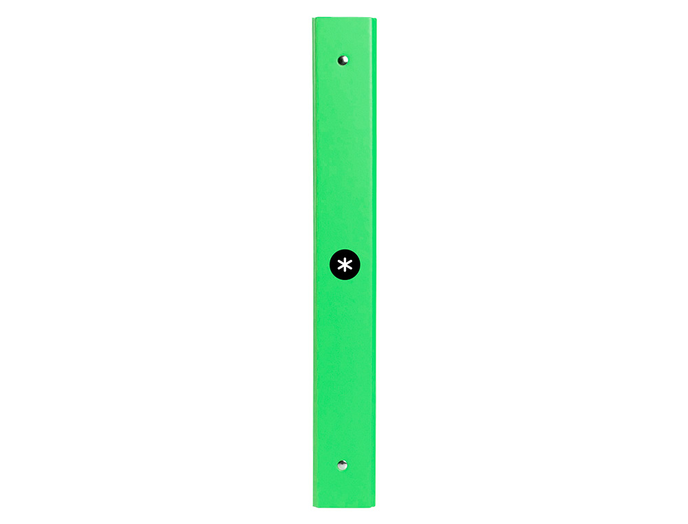 CLASSEUR ANTARTIK 4 ANNEAUX RONDS 25MM A4 CARTON REMBORDE COLORIS VERT