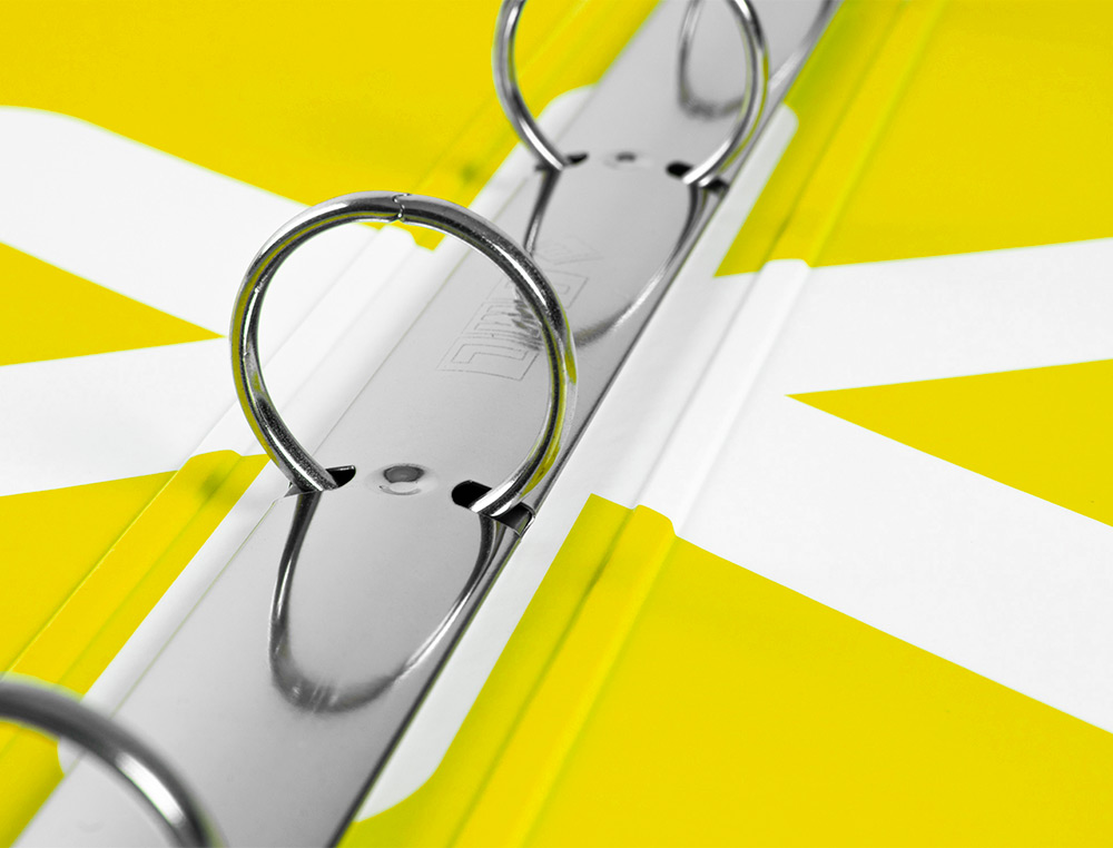 CLASSEUR ANTARTIK 4 ANNEAUX RONDS 25MM A4 CARTON REMBORDE COLORIS VERT