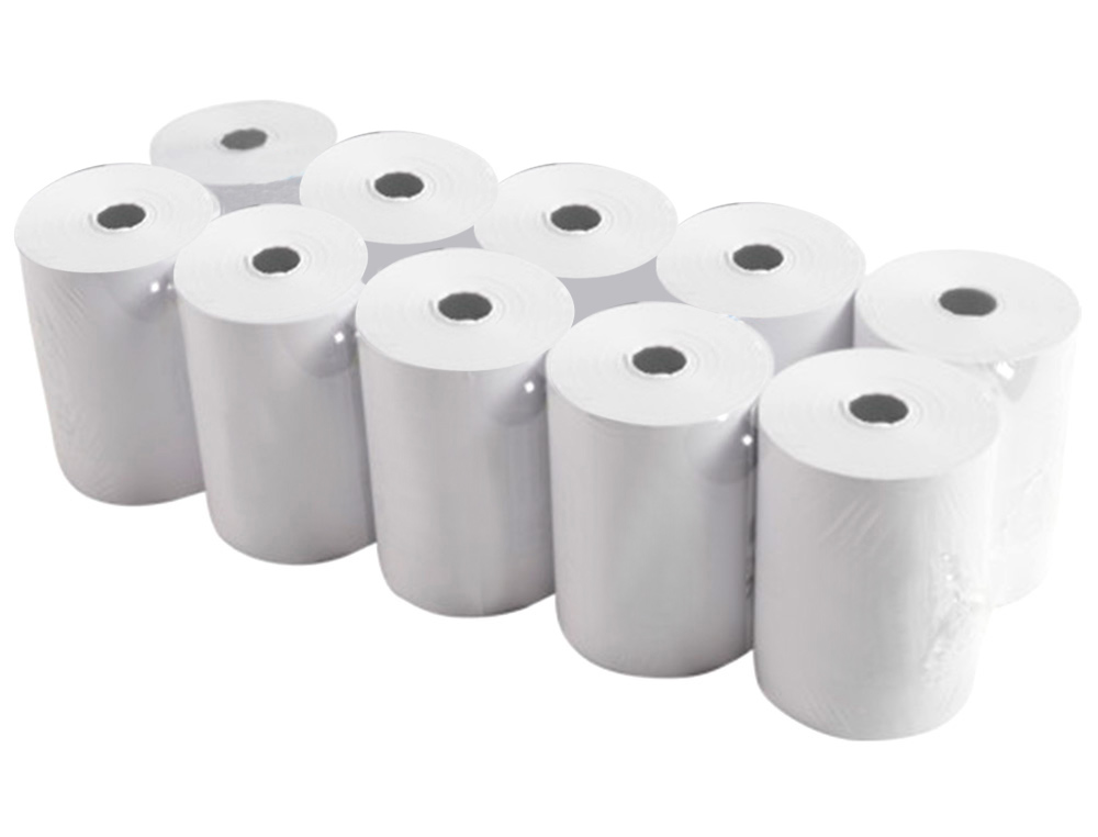 BOBINE THERMIQUE Q-CONNECT 80MM LARGEUR X 60MM DIAMETRE 55GR SANS BISPHENOL A