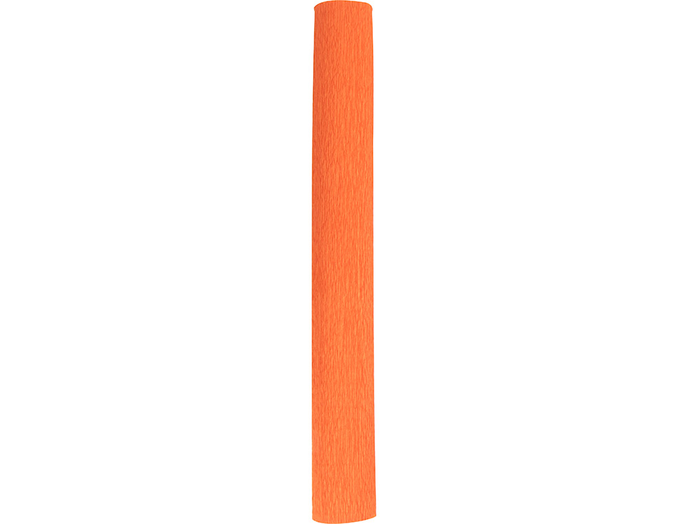 PAPIER CREPON LIDERPAPEL ROULEAU 50CMX2,5M 85GR        COLORIS ORANGE