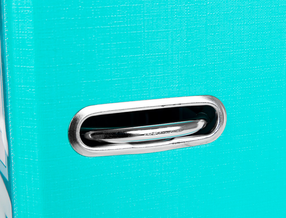 CLASSEUR LEVIER LIDERPAPEL DOCUMENTA A4+ CARTON REMBORDE DOS 75MM RADO METALLIQUE      COLORIS VERT CLAIR