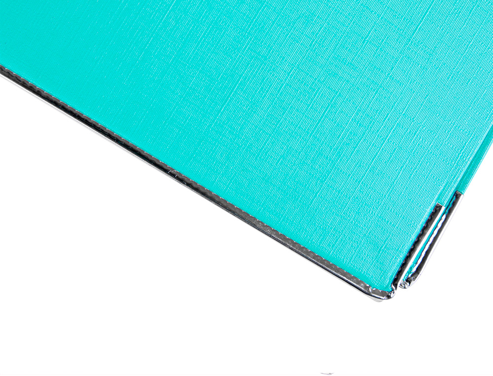 CLASSEUR LEVIER LIDERPAPEL DOCUMENTA A4+ CARTON REMBORDE DOS 75MM RADO METALLIQUE      COLORIS VERT CLAIR