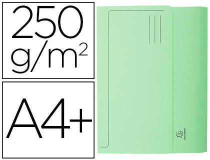 CHEMISE EXACOMPTA SUPER PASTEL POCHETTE CARTE NEUVE RABAT 210G COLORIS VERT CLAIR LOT 50 UNITS