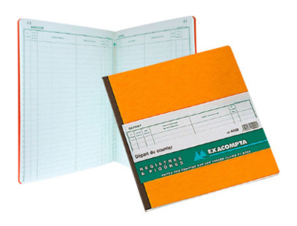 REGISTRE EXACOMPTA OBJETS MOBILIERS SPCIAL GARAGISTES 240X320MM 100 PAGES