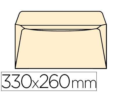 POCHETTE GPV DOS CARTON 500G VLIN BLANC 120G ANTI-PLI 24 260X330MM SACHET 25 UNITS