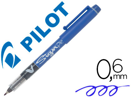 Feutre Pilot V-Sign Pen bleu