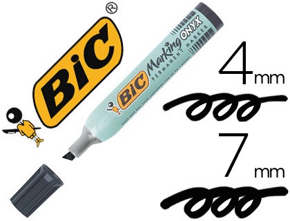 BIC Marking Ecriture Onyx 1482 Marqueurs Permanents Pointe Conique