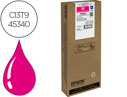 CARTOUCHE EPSON JET D'ENCRE T945 WORKFORCE PRO WF C5210DW /C5290DW/C5710DWF/C5790DWF COULEUR MAGENTA 5000P