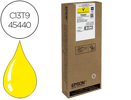 CARTOUCHE EPSON JET D'ENCRE T945 WORKFORCE PRO WF C5210DW/C5290DW/C5710DWF/C5790DWF COULEUR JAUNE 5000P