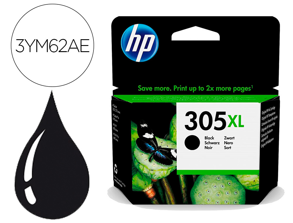 HYPERBURO  CARTOUCHE D'ENCRE HP 305XL POUR HP ENVY 6010/22/30/32