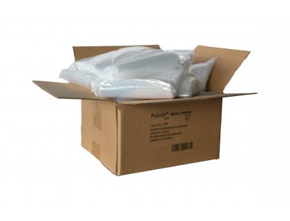 SACHET TRANSPARENT ECOCLIP POLYETHYLENE BASSE DENSITE    FERMETURE ZIP TROU PBAG04     6MM 6X8CM 1000 UNITES