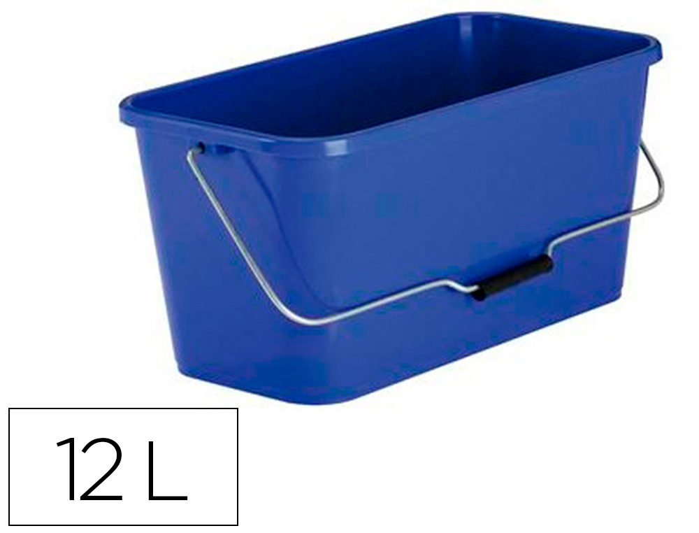 SEAU COLDIS RECTANGULAIRE POUR MOUILLEUR VITRE          POLYPROPYLENE 413X220X201MM   12 L COLORIS BLEU