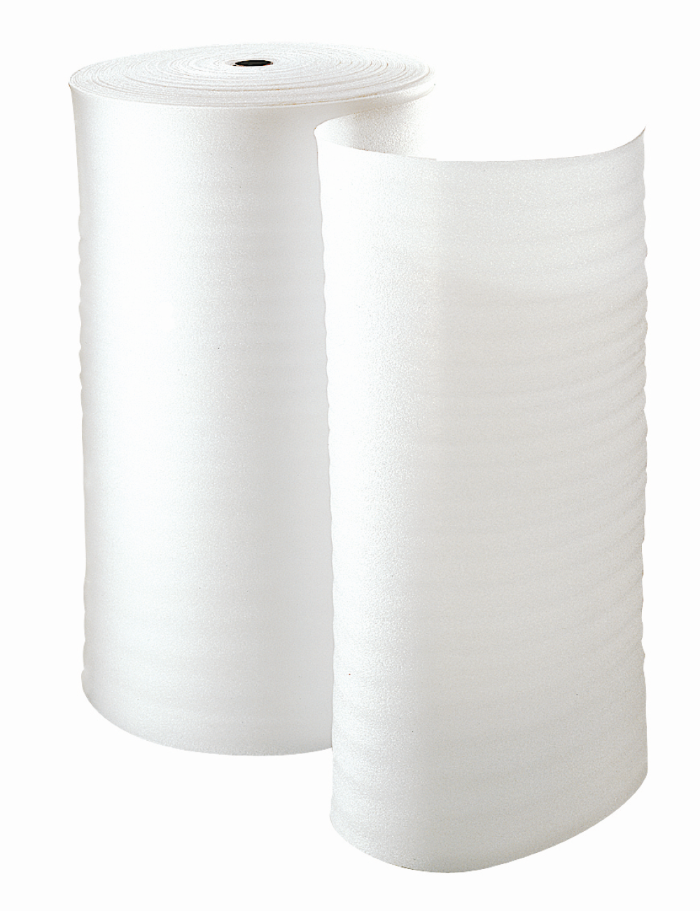 MOUSSE PROTECTION FILM POLYETHYLENE 2MM EPAISSEUR ISOLANTE  HYDROFUGE INCINERABLE RECYCLABLE 100CMX100M COLORIS BLANC