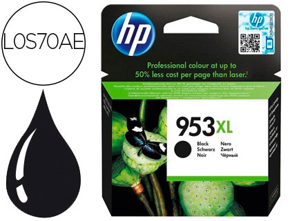 HYPERBURO  CARTOUCHE HP 953XL JET D'ENCRE L0S70AE COULEUR NOIR 2000P