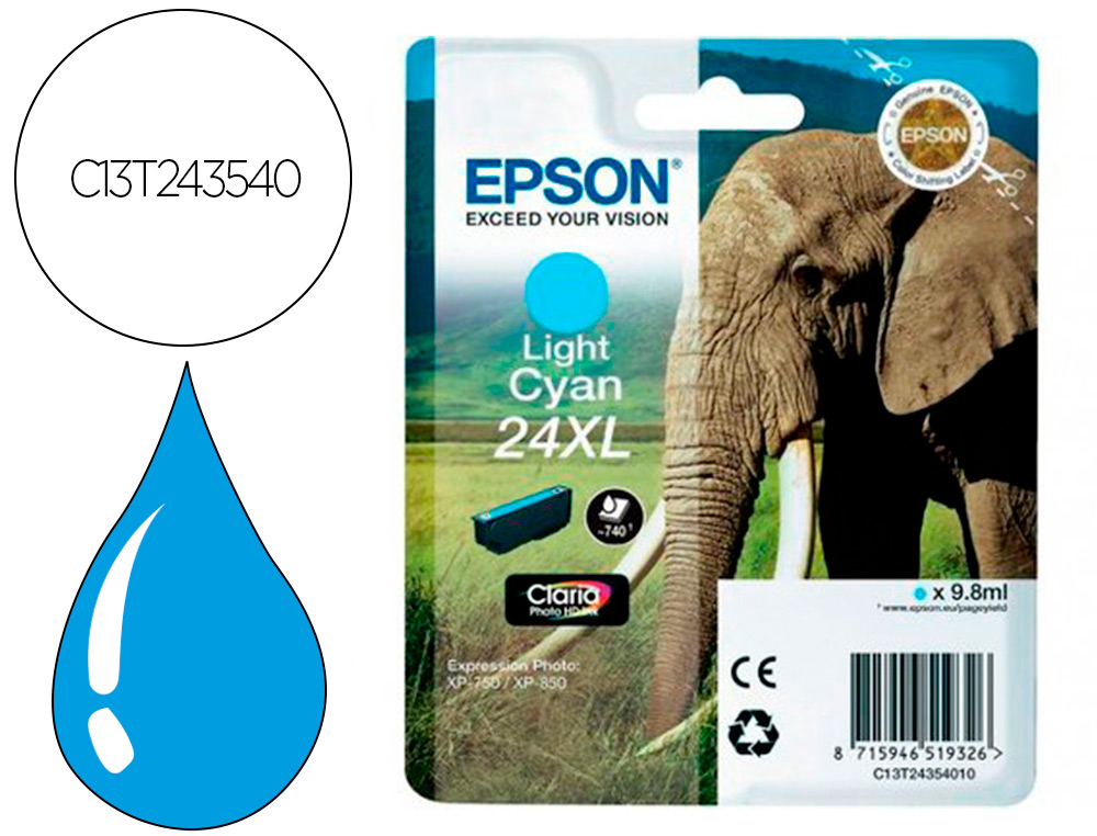 Cartouche EPSON T2982 Fraise (T2982) cyan - cartouche d'encre de marque  EPSON