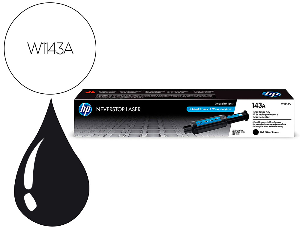 CARTOUCHE HP LASERJET 143A COULEUR NOIR 2500 PAG