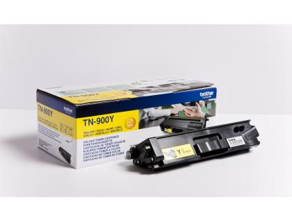 CARTOUCHE LASER BROTHER TN900Y COULEUR JAUNE 6000 PAG