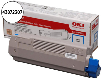 TONER OKI C650 COULEUR CYAN 2000 PAG