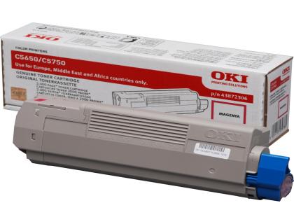 TONER OKI C650 COULEUR MAGENTA 2000 PAG