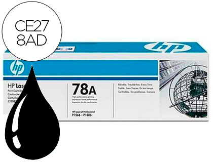 CARTOUCHE LASER HP CE278AD BI-PACK