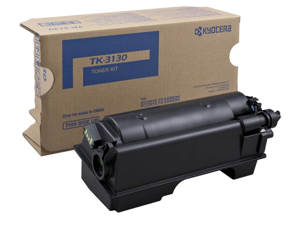 TONER KYOCERA LASER 1T02LV0NL0 TK3130 POUR FS4200DN 4300 ECOSYS M3550IDN 3560 COULEUR NOIR 25000P