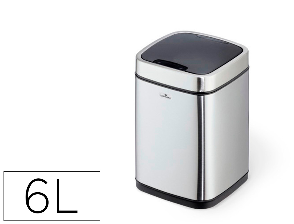 POUBELLE DURABLE A CAPTEUR AUTOMATIQUE ACIER INOXIDABLE  A 