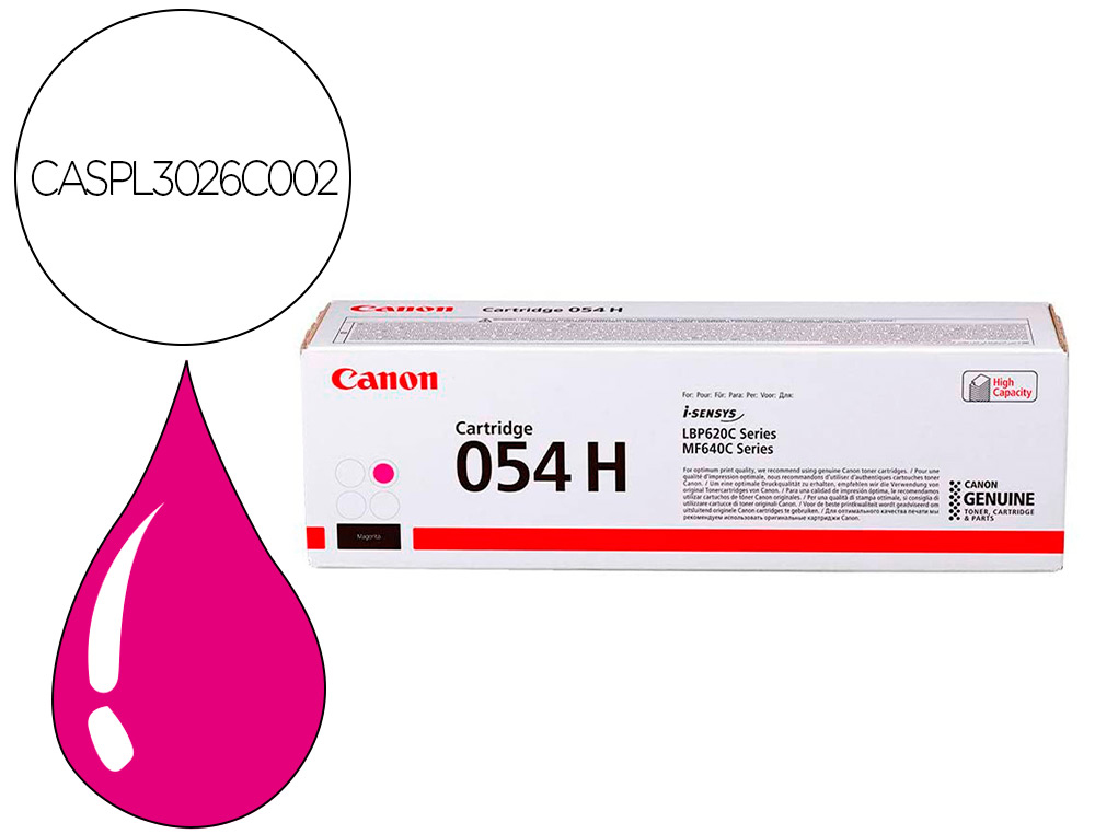 CARTOUCHE LASER CANON 054H MA 2300P