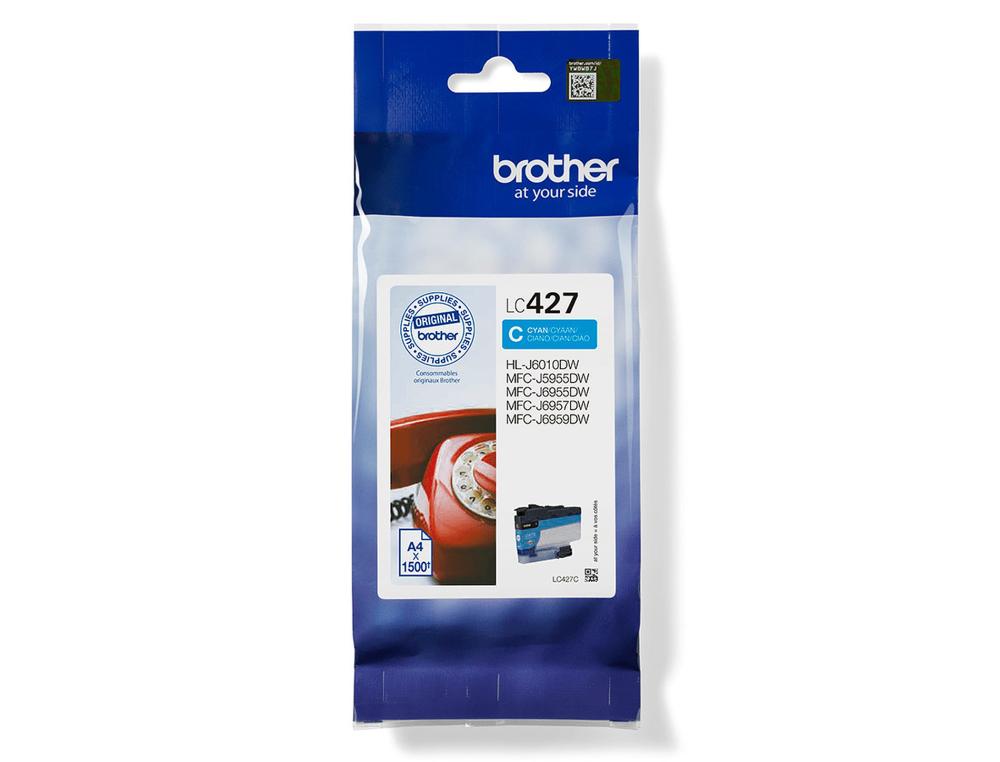 CARTOUCHE JET D'ENCRE BROTHER LC427C 1500 PAGES COULEUR     CYAN