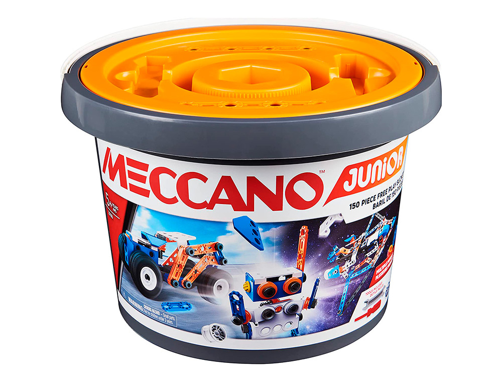 HYPERBURO BARIL MECCANO JEU DE CONSTRUCTION COLOR DE 150 PI CES