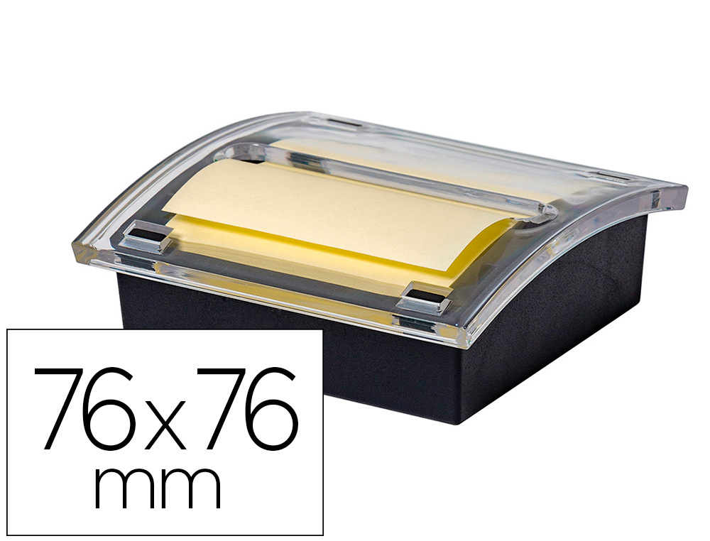 SUPPORT Q-CONNECT ZIGZAG POUR BLOC-NOTES 76X76MM COLORIS    NOIR