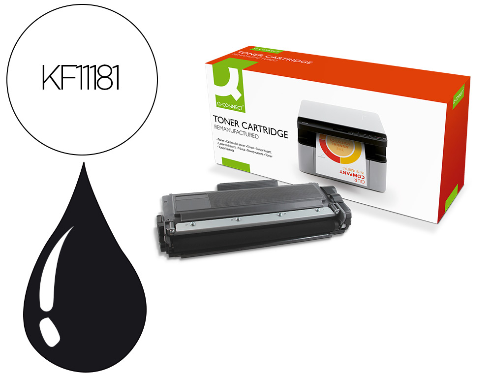 TONER Q-CONNECT COMPATIBLE BROTHER TN2410                HL-L2310/2350/2370/2375 1200P NOIR