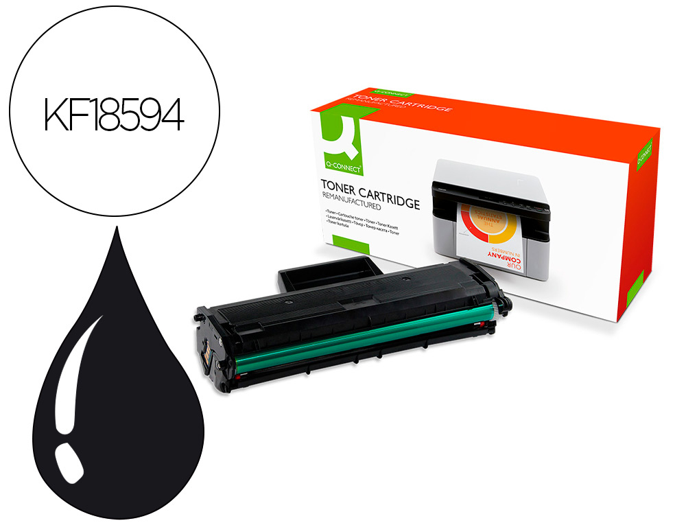 TONER Q-CONNECT COMPATIBLE SAMSUNG MLT-D111S/L  UNIV.    XPRESS M2020, 2021, 2022,     2026, 2070, 2071 - 2000P (EC)