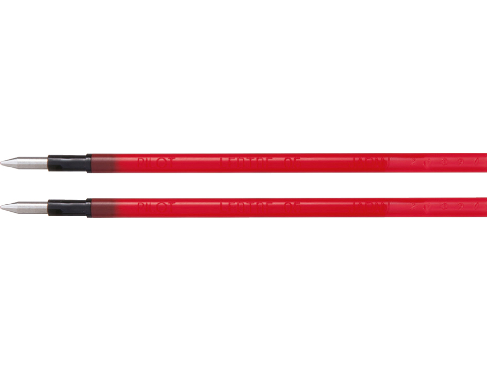 RECHARGE PILOT FRIXION BALL 4 COLORS POINTE FINE ENCRE      ROUGE BLISTER 2 UNITES