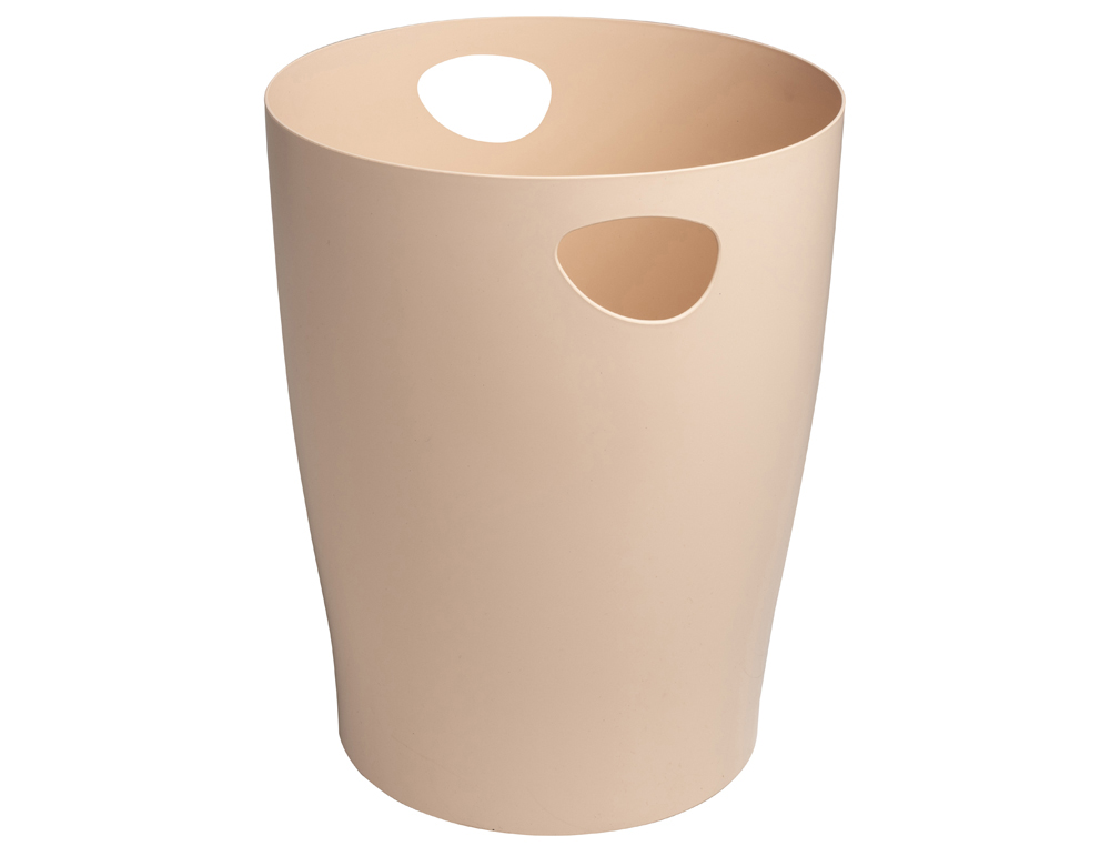 CORBEILLE A PAPIER EXACOMPTA ECOBIN SKANDI CAPACITE 15L    COLORIS NUDE