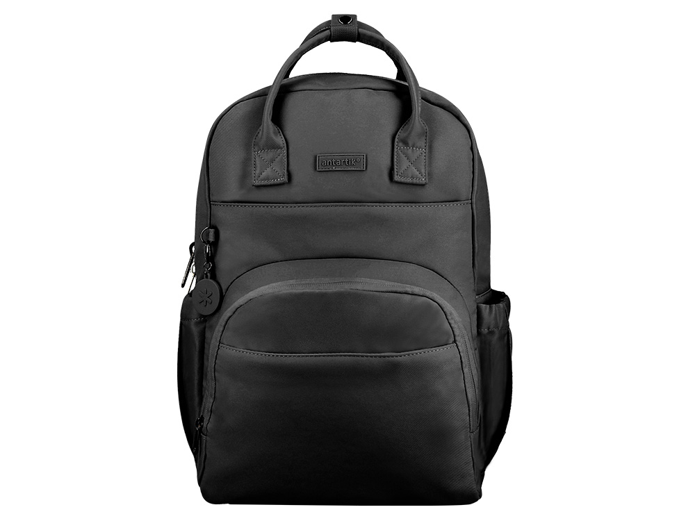 SAC A DOS ANTARTIK 1 COMPARTIMENT MODELE GLOW PACK EFFET IRISE 410X120X290MM     COLORIS NOIR