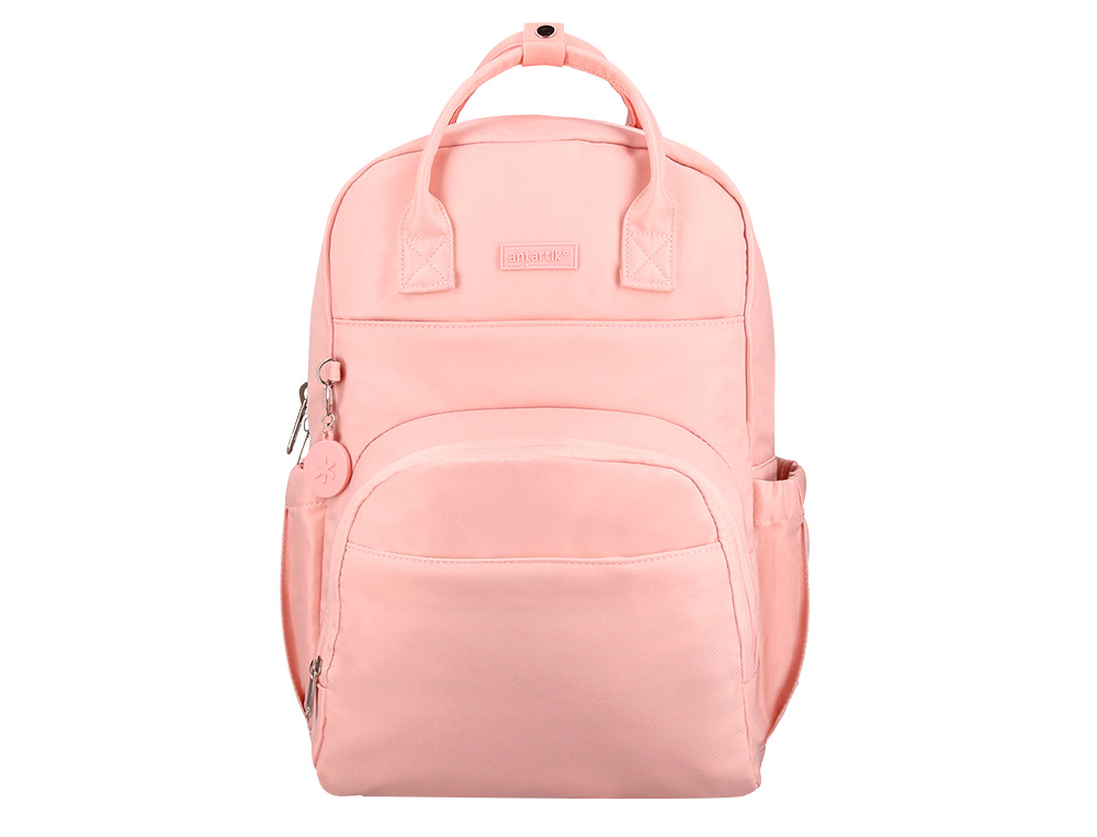 SAC A DOS ANTARTIK 1 COMPARTIMENT MODELE GLOW PACK EFFET IRISE 410X120X290MM     COLORIS ROSE