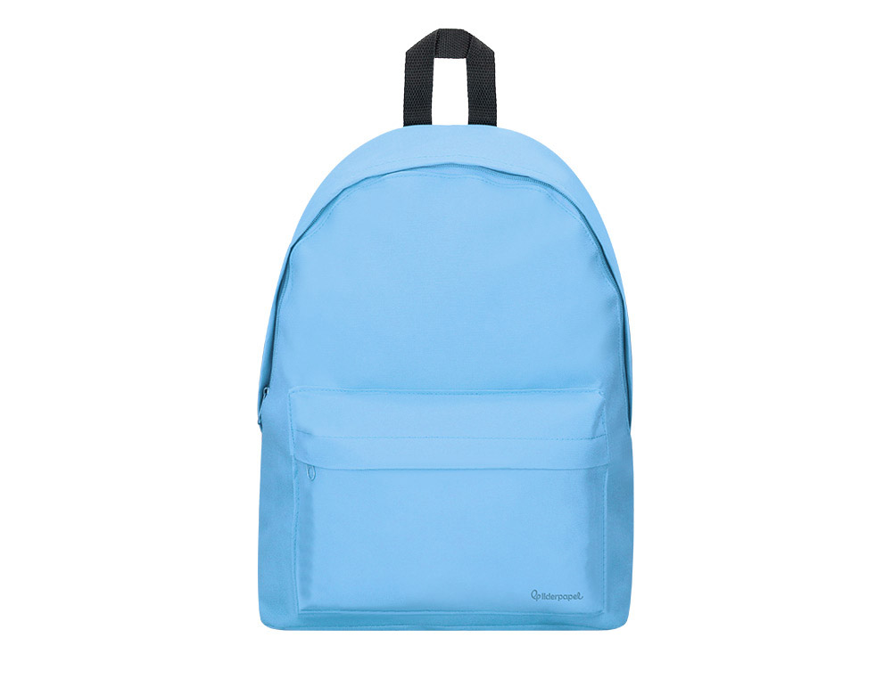 SAC A DOS LIDERPAPEL 1 COMPARTIMENT 40X12,5X30CM     COLORIS BLEU PASTEL
